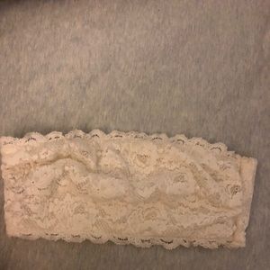 Cosabella White Lace Bandeau Top size Medium